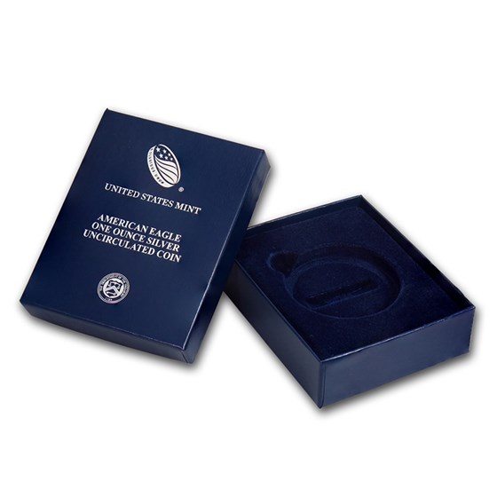 OGP Box & COA - 2017 Silver American Eagle Burnished OGP Box & COA - 2017 Silver American Eagle Burnished
